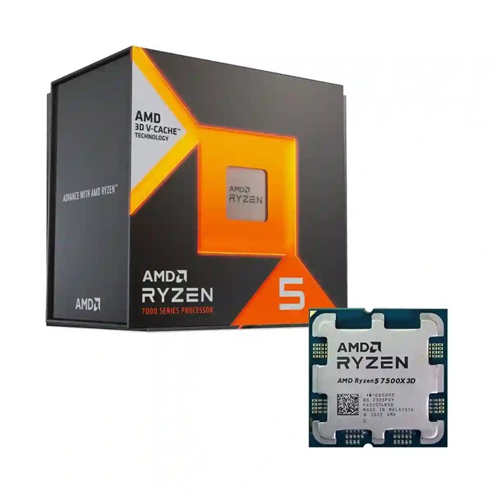 پردازنده ای ام دی CPU AMD Ryzen 5 7500X3D BOX بهمراه باکس