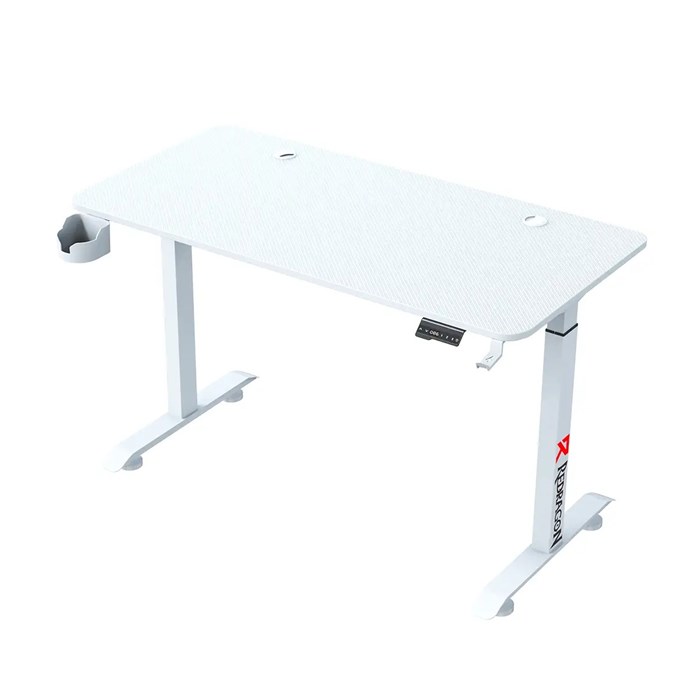 میز کامپیوتر گیمینگ موتور دار ردراگون مدل GD 3500G M WHITE 140cm RGB - 2