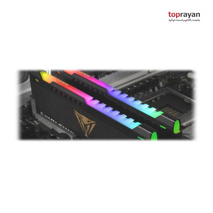 رم پاتریوت Patriot Viper STEEL RGB 32GB 2x16GB 3200MHz CL18 - 6