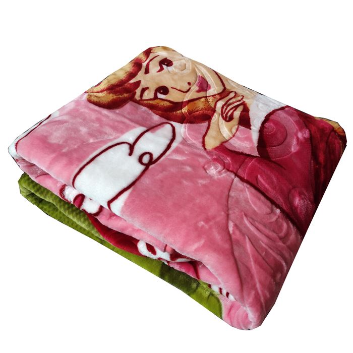 پتوی نرمینه بافت مدل نرمین عروسکی کد 3195 سایز 160x220 سانتی متر