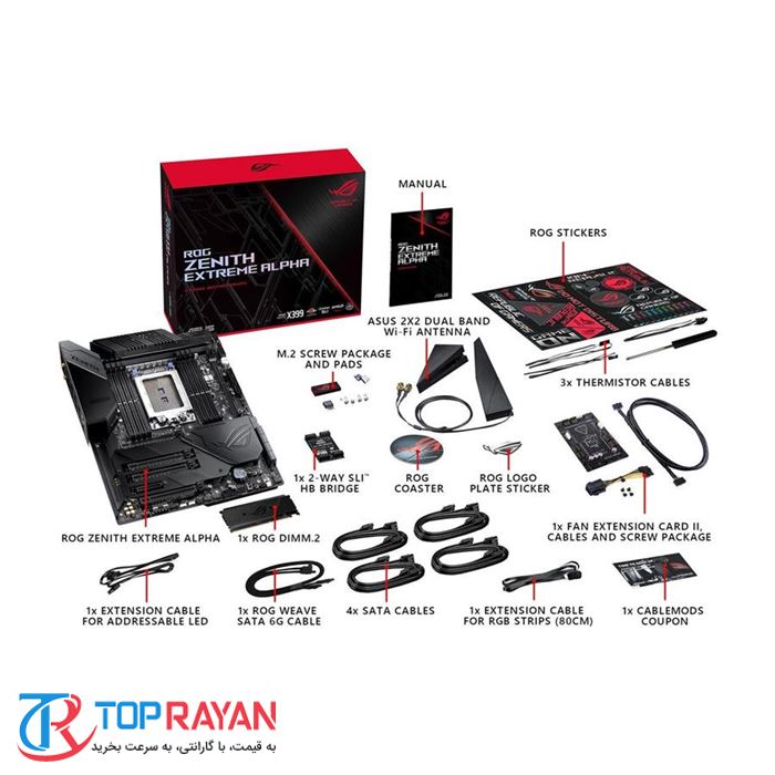 مادربرد ایسوس ROG Zenith Extreme Alpha X399 - 5
