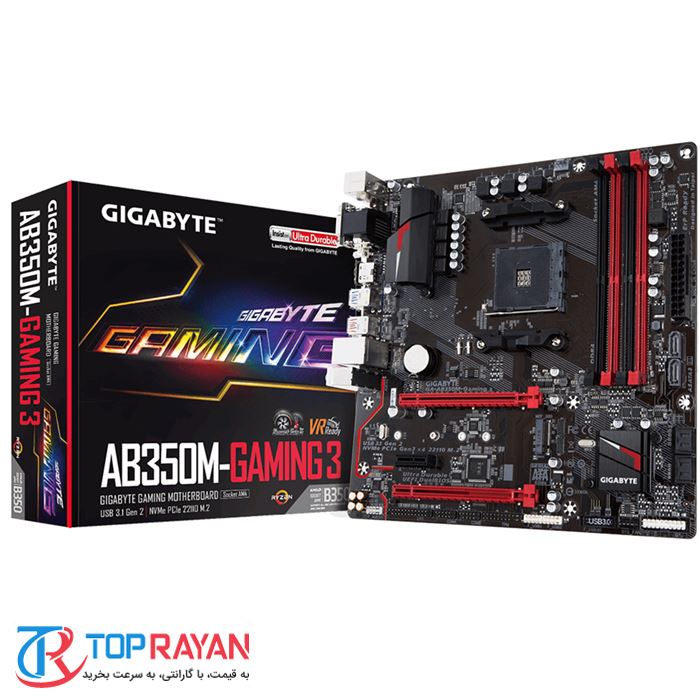 GIGABYTE GA-AB350M-Gaming 3-Gaming (rev. 1.0) Motherboard - 4