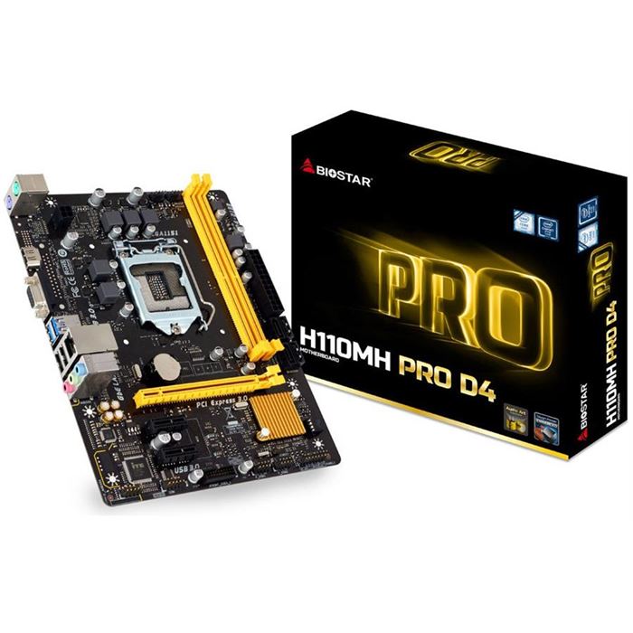 مادربرد بایوستار مدل H110MH PRO D4 سوکت 1151