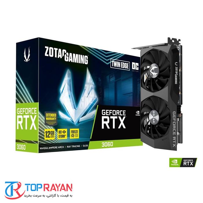 کارت گرافیک زوتک GeForce RTX 3060 Twin Edge OC 12G GAMING  - 2