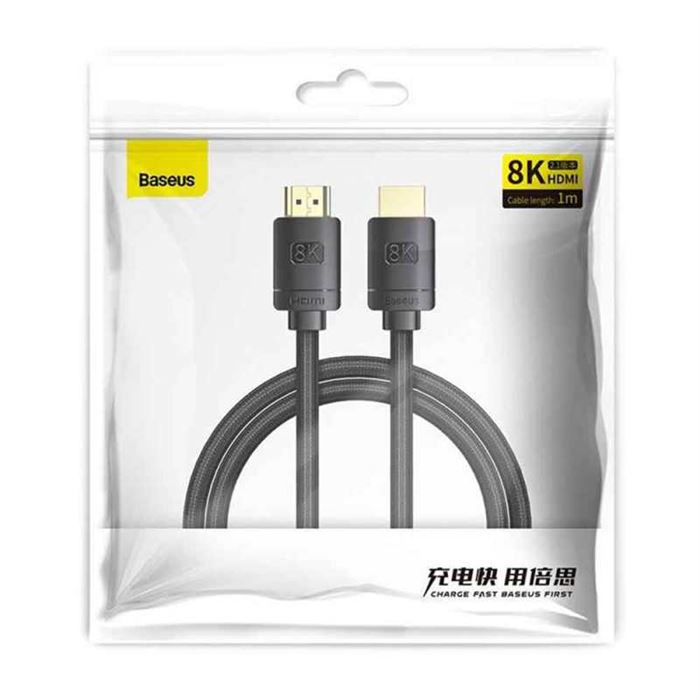 کابل HDMI باسئوس مدل High Defination 8K طول 2 متر - 4