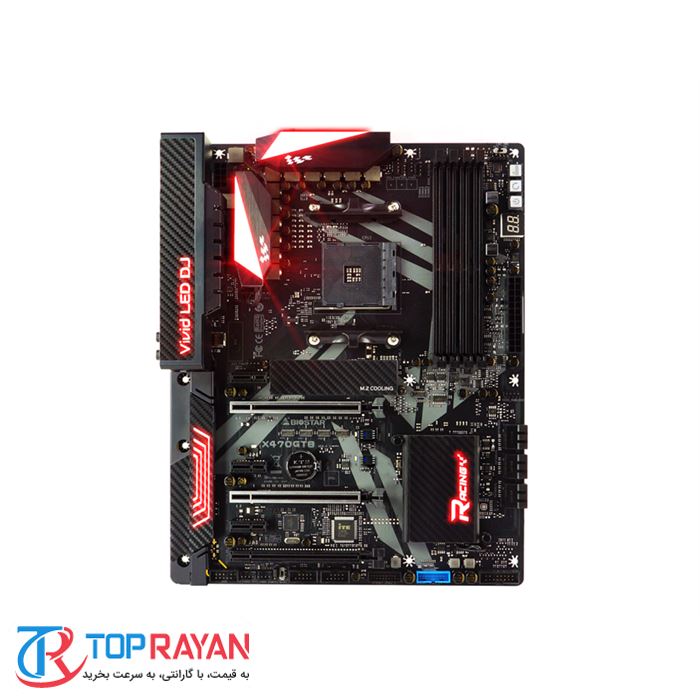 مادربرد بایوستار مدل X470GT8 سوکت AM4 - 4