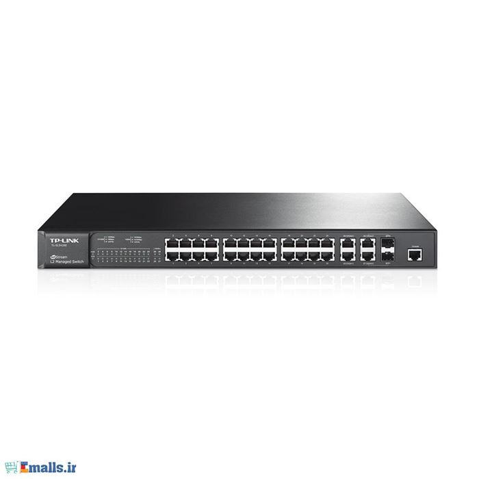 سوییچ مدیریتی 24 پورت تی پی-لینک مدل TL-SL5428E - 4