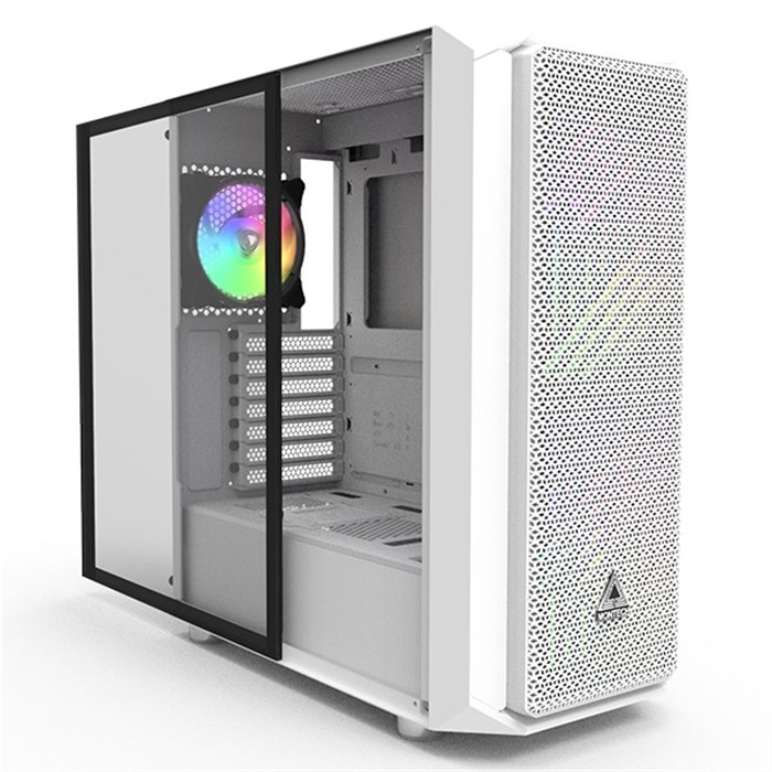 کیس کامپیوتر گیمینگ مونتک مدل Air X ARGB White - 4