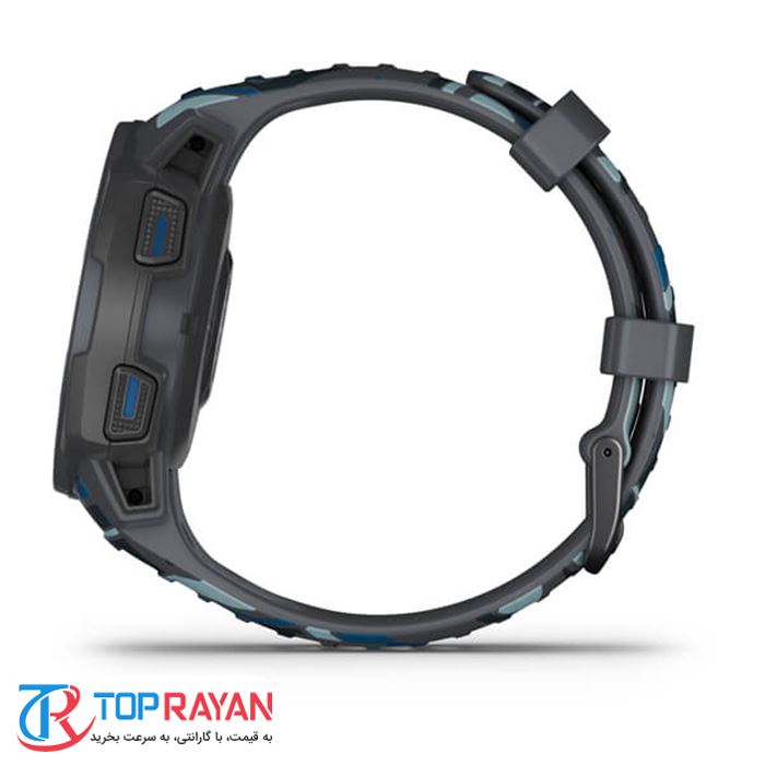 ساعت هوشمند گارمین مدل Instinct Solar Surf Edition Pipeline با بند سیلیکونی - 8