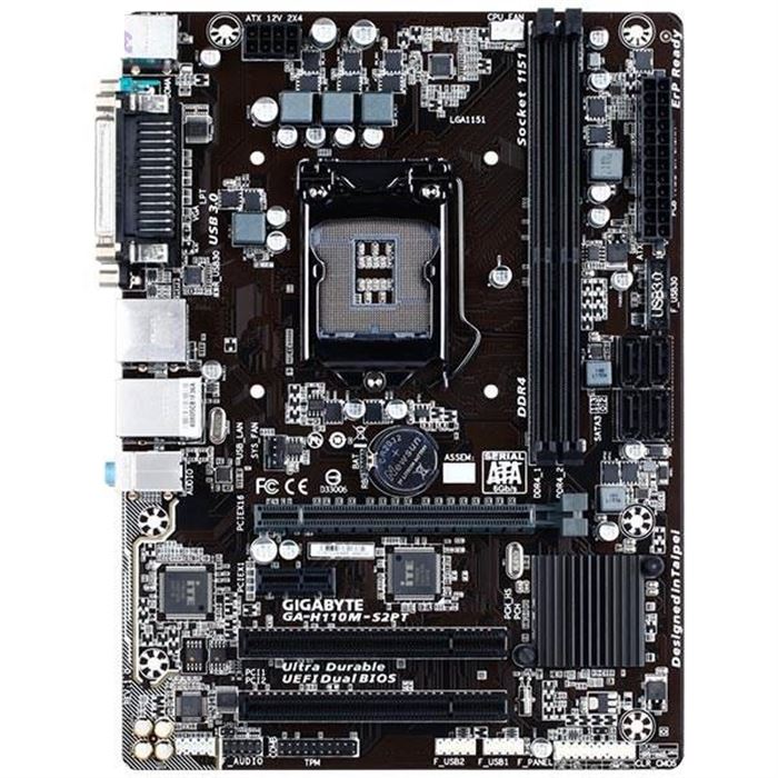 مادربرد گیگابایت مدل GA-H110M-S2PT DDR4 سوکت 1151 - 3