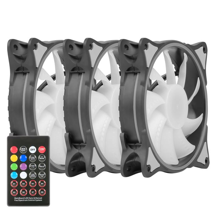 کیت 3 عددی فن گرین مدل HURACAN FAN GFK120M-ARGB - 5