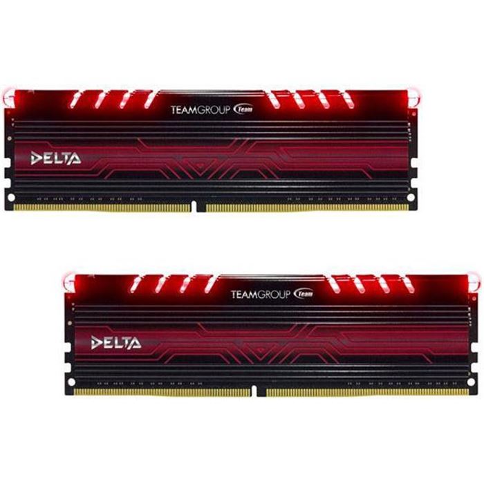 رم دسکتاپ DDR4 دو کاناله 2400 مگاهرتز CL15 تیم گروپ مدل Delta ظرفیت 16 گیگابایت - 5