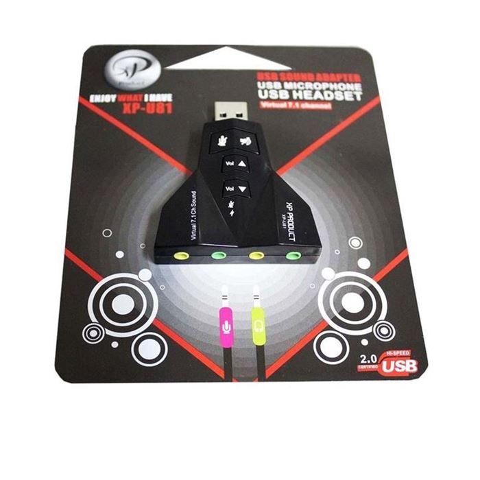 کارت صدا USB اکسترنال ایکس پی مدل یو ۸۱ - 2