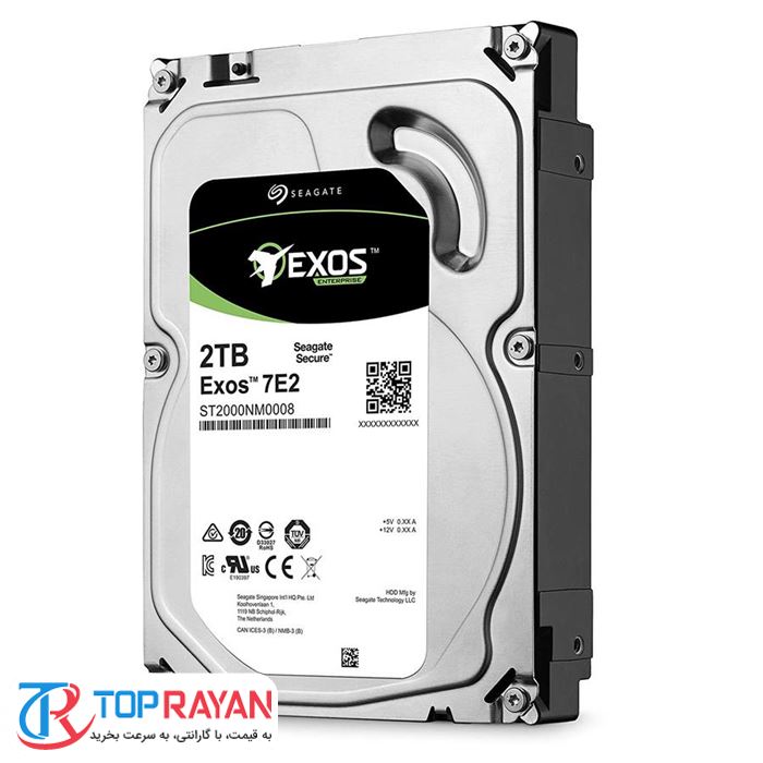 هارد اینترنال سیگیت مدل ST۲۰۰۰NM۰۰۰۸ Exos ۷E۲ با ظرفیت ۲ ترابایت - 2