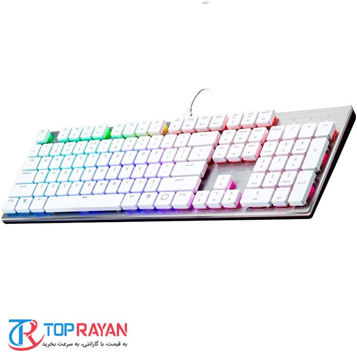 کیبورد گیمینگ کولرمستر مدل SK650 White - 4
