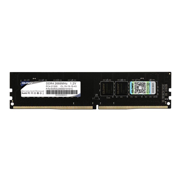 رم دسکتاپ DDR4 تک کاناله 2666 مگاهرتز CL19 گلووی مدل WAR Series ظرفیت 8 گیگابایت - 2