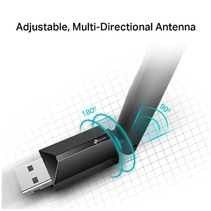 کارت شبکه USB بی‌سیم AC600 تی پی-لینک مدل Archer T2U Plus - 3