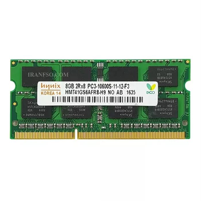 رم لپ تاپ DDR3 هاینیکس سری PC3-10600 با ظرفیت 4 گیگابایت و فرکانس 1333 مگاهرتز