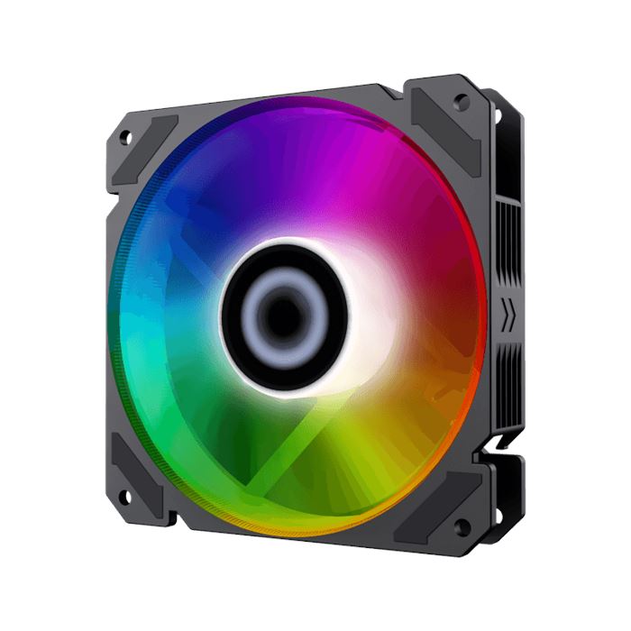 فن کیس گیم مکس مدل FN 14 Rainbow C9