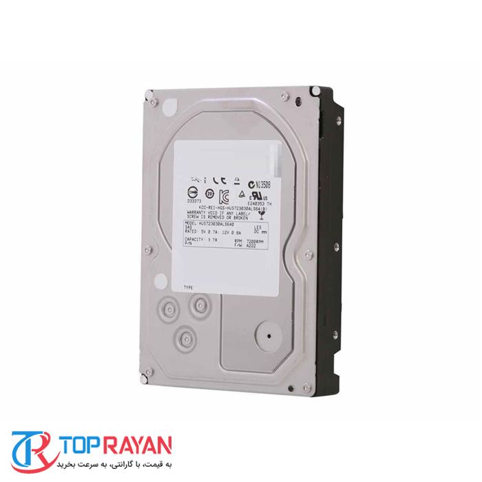 هارد دیسک اینترنال اچ جی اس تی مدل Ultrastar HUS۷۲۳۰۳۰ALS۶۴۰ ظرفیت ۳ ترابایت - 2