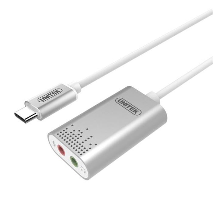 کارت صدا اکسترنال استریو اتصال Type-C یونیتک مدل Y-248                                       