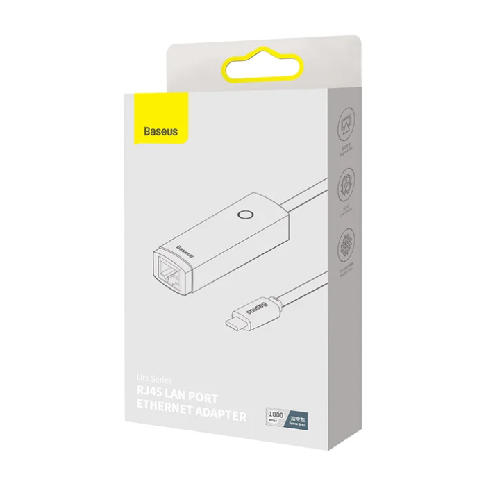 تبدیل باسئوس مدل Type-C to RJ45 LAN  - 7