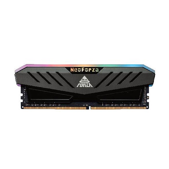 رم کامپیوتر DDR4 تک کاناله 3200 مگاهرتز CL16 نئو فورزا مدل Nox RGB ظرفیت 8 گیگابایت - 3