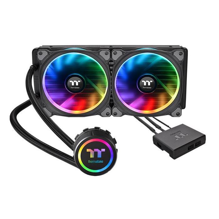 خنک کننده مایع پردازنده ترمالتیک مدل Floe Riing RGB 280 TT Premium Edition - 4