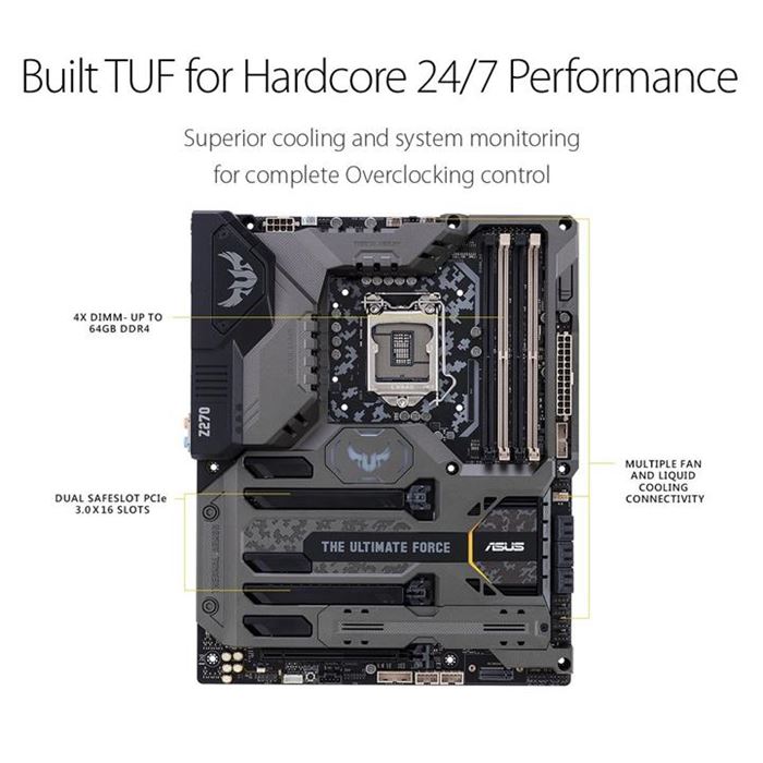 مادربرد ایسوس مدل TUF Z270 MARK 1 - 2