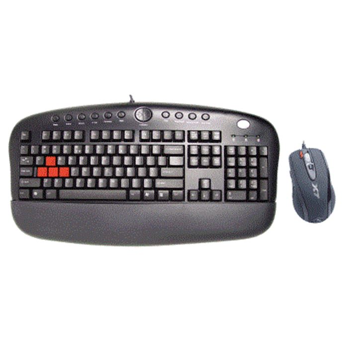 کیبورد و ماوس گیمینگ ای فورتک با سیم مدل KX-2810BK - 4