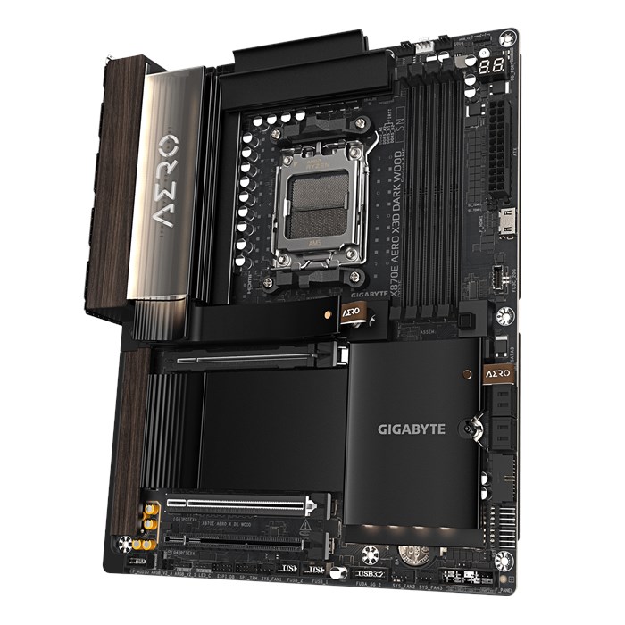 مادربرد گیگابایت X870E AERO X3D DARK WOOD  - 6