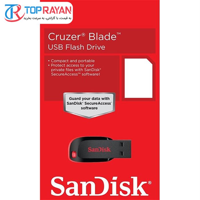 فلش مموری سن دیسک مدل Cruzer Blade CZ50 ظرفیت 16 گیگابایت - 9