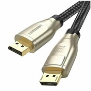 Ugreen DP112 dp male to male 1.4 version round wire zinc alloy shell with braided net 3M Cable