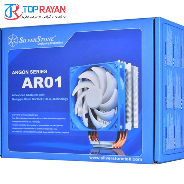 خنک کننده پردازنده سیلوراستون مدل Argon SST-AR01 - 9