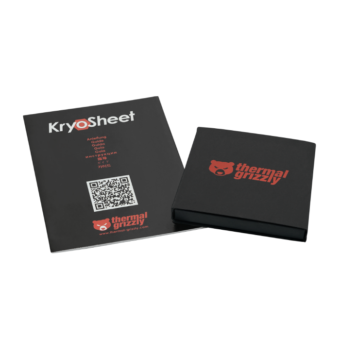 پد حرارتی ترمال گریزلی ابعاد 0.2 × 25 × 25 میلی متر مدل KryoSheet  - 3