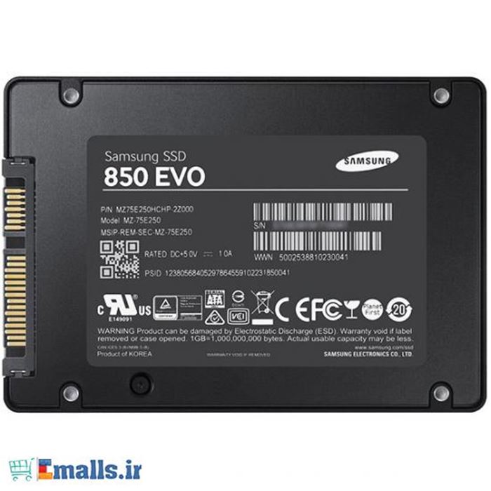 حافظه SSD سامسونگ مدل 850 Evo ظرفیت 500 گیگابایت - 9