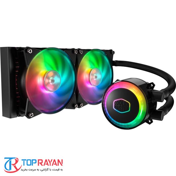 فن خنک کننده پردازنده کولرمستر مدل ام ال ۲۴۰ آر آر جی بی - 7