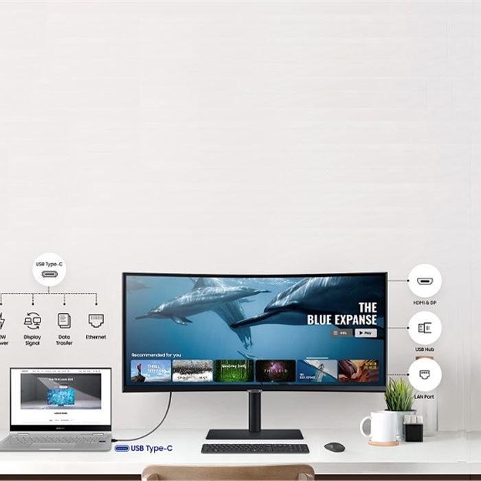مانیتور سامسونگ مدل S 34A650 U سایز 34 اینچ - 6