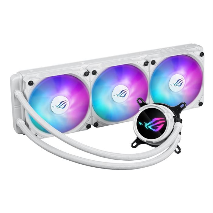 فن مایع پردازنده ایسوس سفید ROG Strix LC III 360 ARGB - 3