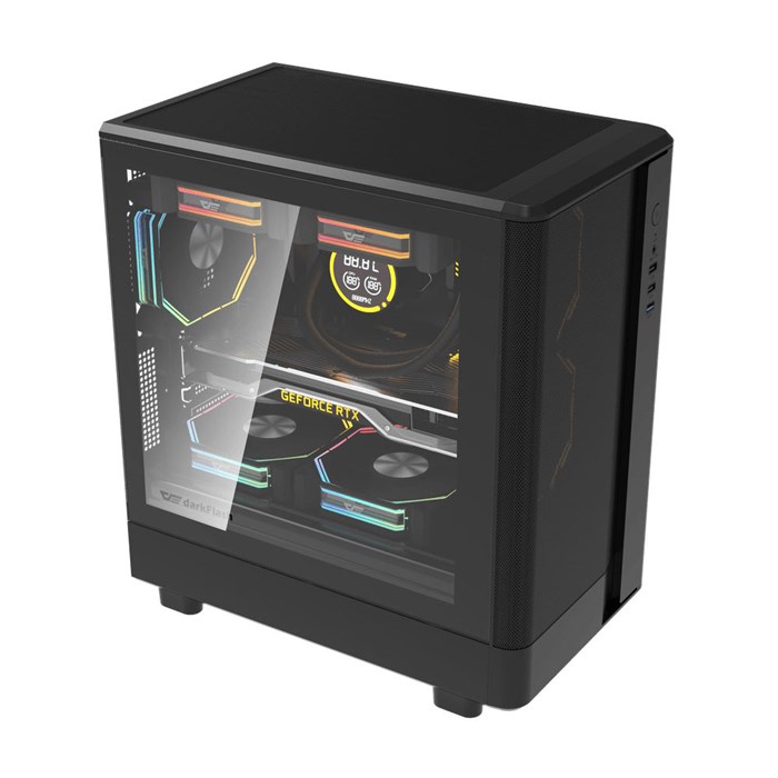  کیس کامپیوتر دارک فلش DB330M Mesh M-ATX Black - 6