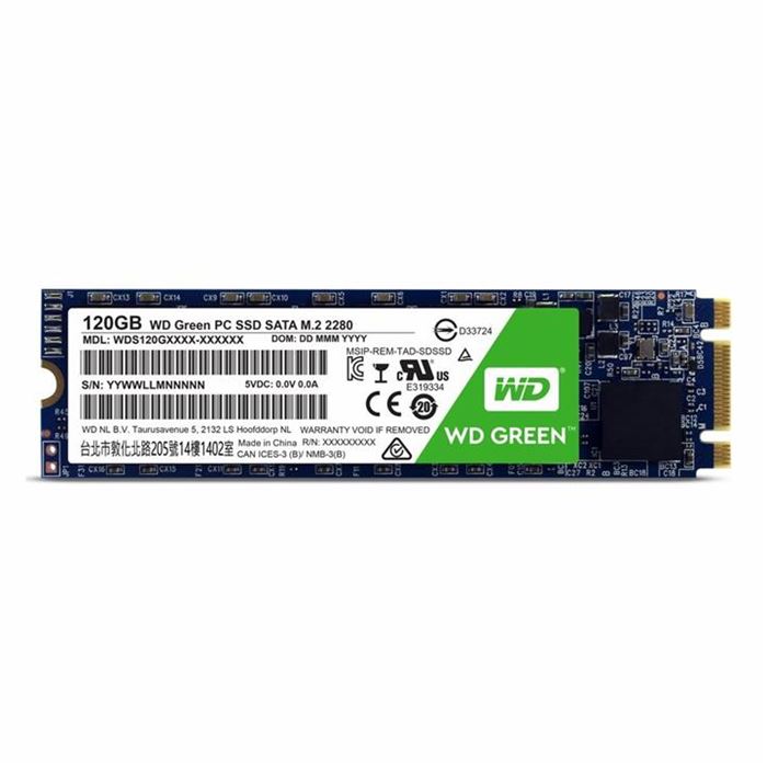 حافظه اس اس دی وسترن دیجیتال مدل Green M.2 ظرفیت 120 گیگابایت