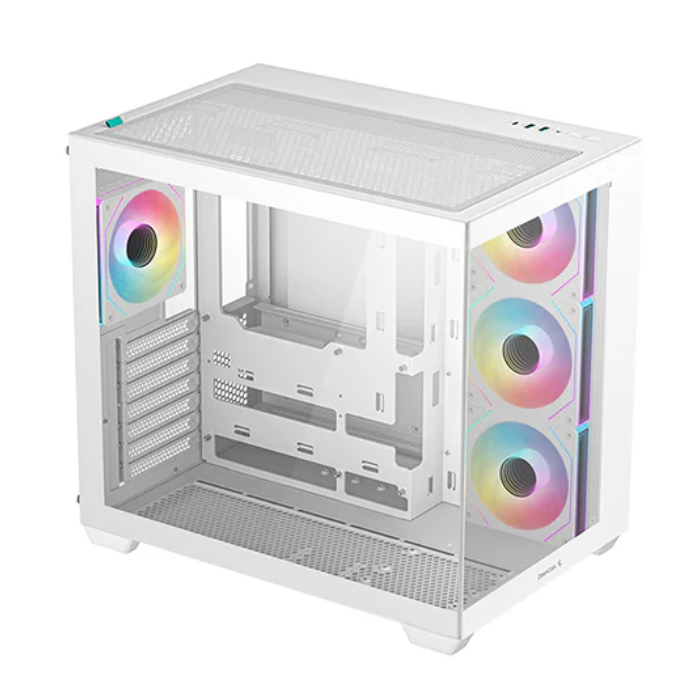 کیس گیمینگ سفید دیپ کول مدل CG530 4F WH - 2