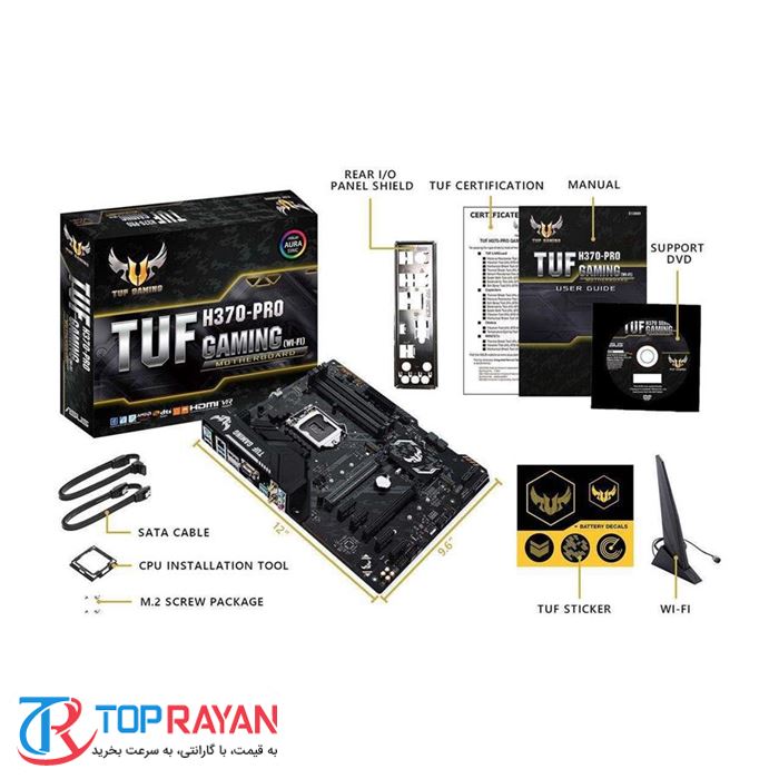 مادربرد ایسوس مدل تTUF H370-PRO GAMING (WI-FI) - 6