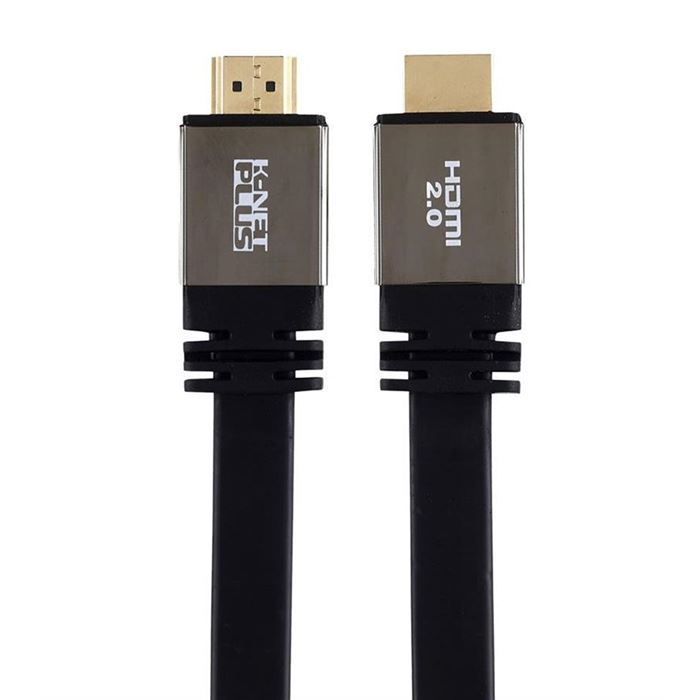 کابل HDMI ۲.۰ Flat کی نت پلاس مدل KP-HC۱۶۷ به طول ۴۰ متر