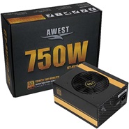 Awest GT AV750 GF 750W 80 Plus Gold Power Supply