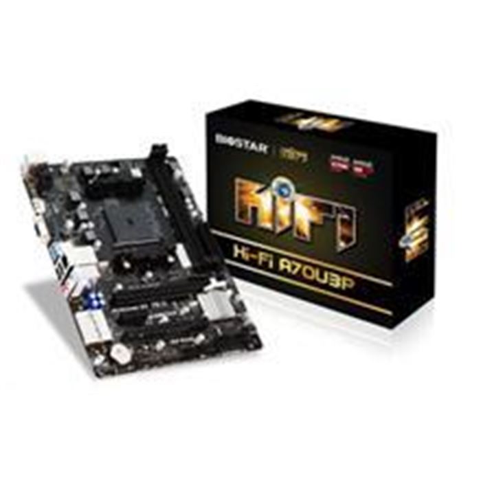 مادربرد بایوستار مدل Hi-Fi A70U3P Ver 6.2 سوکت +FM2 - 6