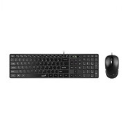 Genius  SlimStar C126 Wired Keyboard and Mouse With Persian Letters