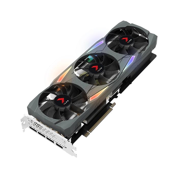 کارت گرافیک پی ان وای GeForce RTX 3080 10GB XLR8 Gaming Triple Fan Edition - 7