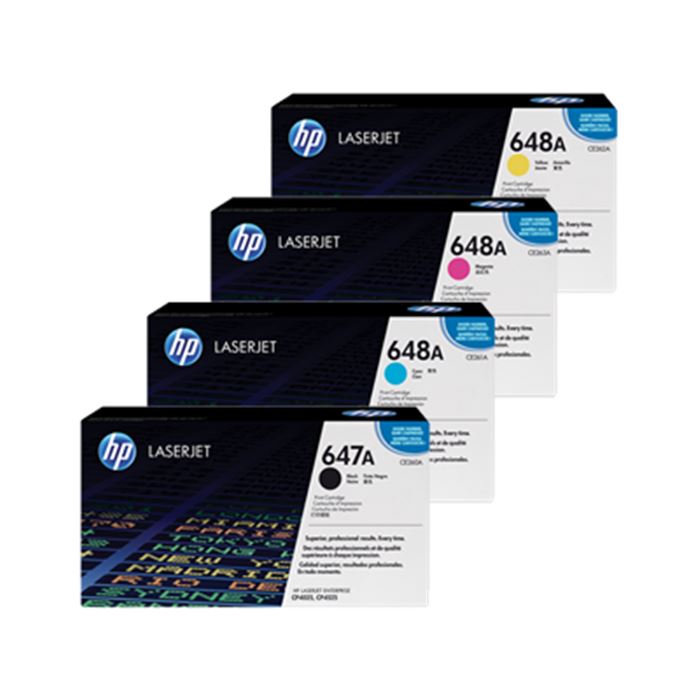 کارتریج ست چهار رنگ اچ پی مدل ۶۴۷A-۶۴۸A CMYK - 8