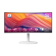 MSI Modern MD342CQPW 34 Inch UWQHD 1ms (MPRT) 4ms (GtG) 120Hz VA Curved Business Monitor